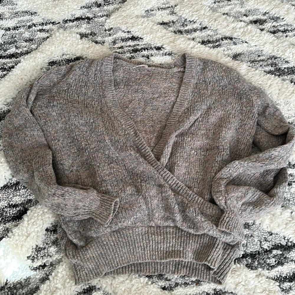 Free People Wrap Style Sweater